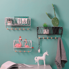 Mini Iron Corner Bath Storage Rack Shelf Bathroom Home Shelves Holder Organizer Bookshelf MRSLM