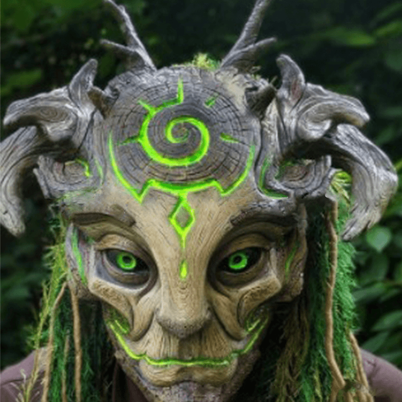 Forest Elf Latex Mask Makeup Ball Halloween Mask MRSLM