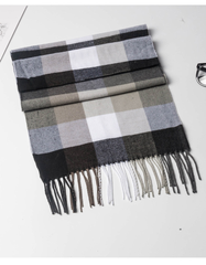 Stylish and Versatile Men'S Plaid Warm Scarf dylinoshop