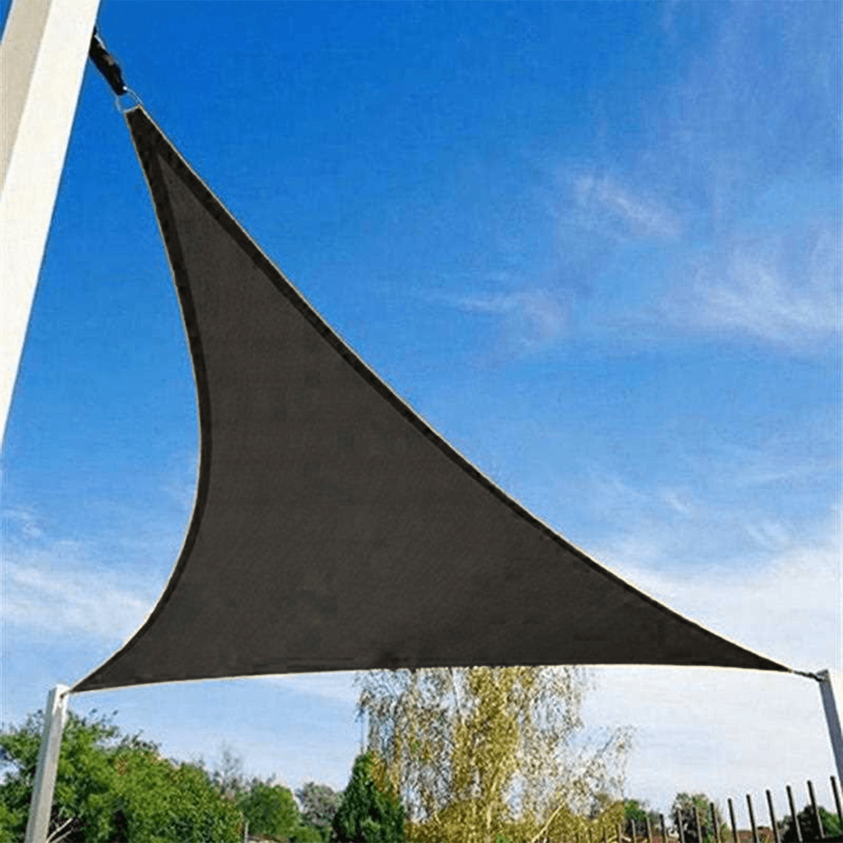 Sun Shade Sail Waterproof 420D Oxford Polyester Canopy Cover Awning Outdoor Anti-Uv Protection MRSLM