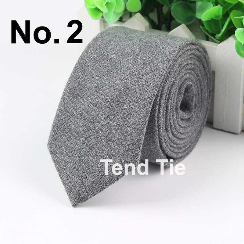 Men'S Tie New Ultra-Narrow Wool Elegant Atmosphere dylinoshop