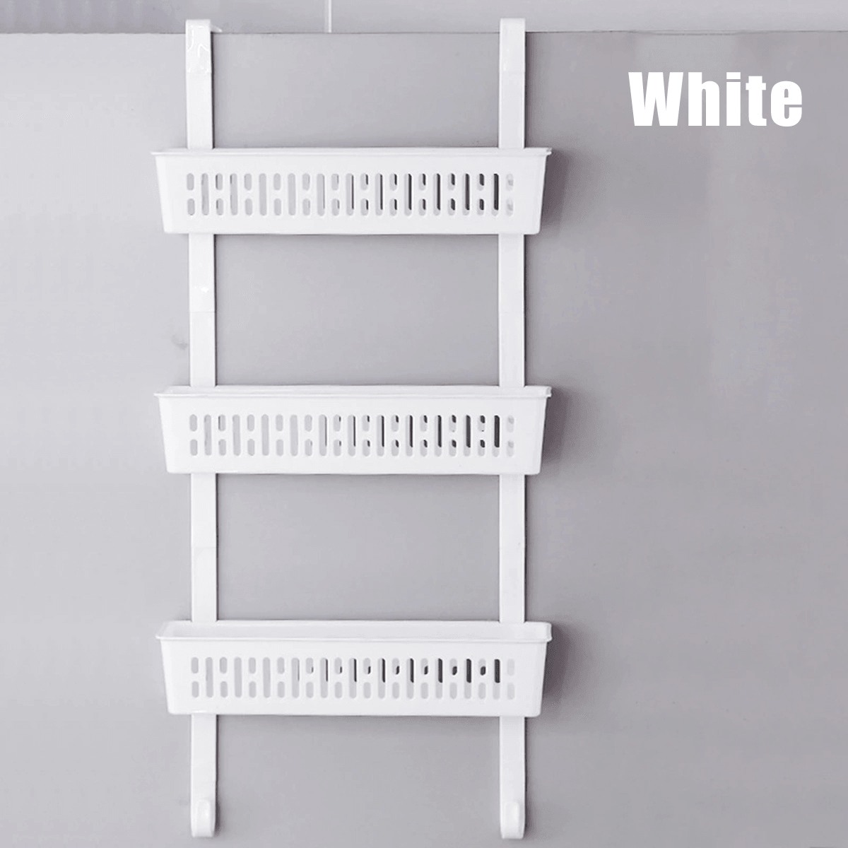 Wall Mounted Side Refrigerator Rack 3 Layer Shelf Kitchen Storage Rack MRSLM