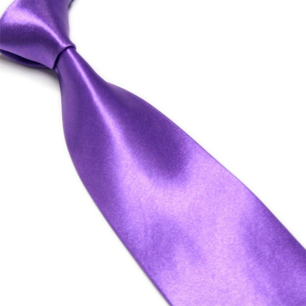 Men'S Imitation Silk Solid Color Wide Tie Knot Wedding Banquet Bright dylinoshop