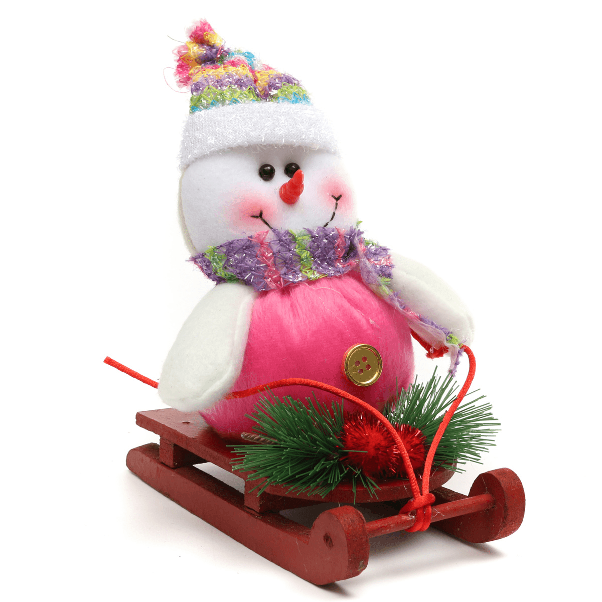 Christmas Santa Clau Snowman Sledding Christmas Party Decor MRSLM