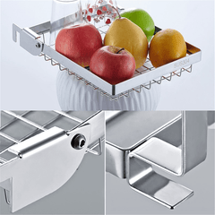 Stainless Steel Kitchen Dish Drying Rack Dish Drainer Rack Storage Shelf Rack Cup Plate Dish Rack Holders Organizer MRSLM