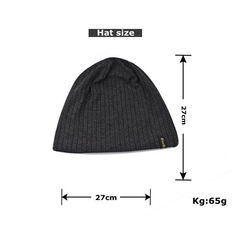 Baotou Thin Letter Embroidery Knitted Pile Hat dylinoshop