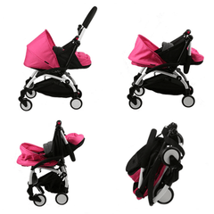 Folding Baby Stroller Sleeping Basket Infant Carriage Pushchair Sleep Pad Travel Car Stroller MRSLM