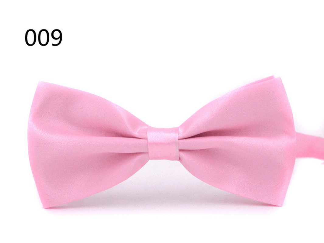 Bright Casual Men'S Solid Color Bow Tie dylinoshop