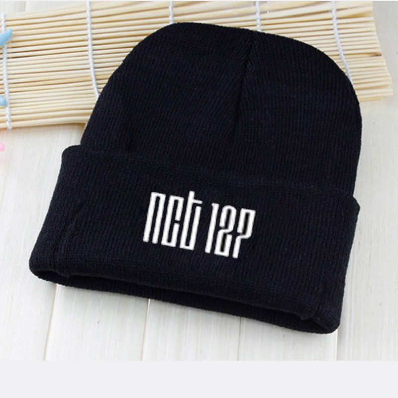 Hat Black Personality Student Couple Men and Women Woolen Hat dylinoshop