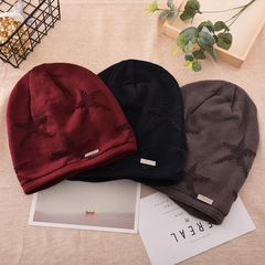 Men'S Knitted Woolen Thick Warm Toe Cap Sports Cap dylinoshop