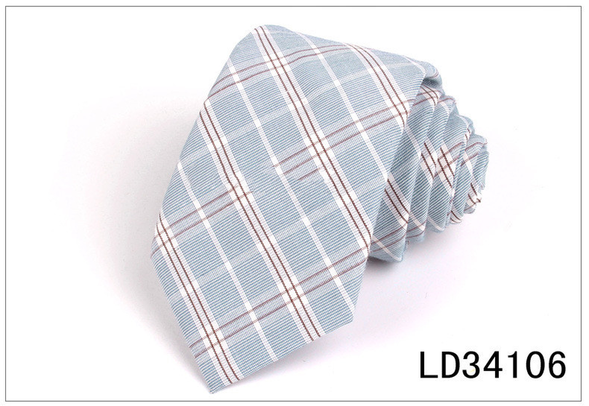 Plaid Series 7Cm Mens Suit Accessories dylinoshop