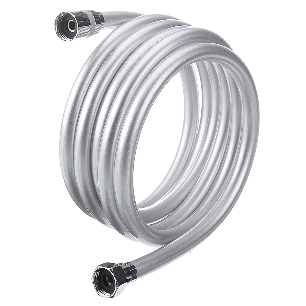 1.5/2/3M 1/2'' PVC Smooth High Pressure Water Shower Hose 360 Degree Swivel Long Hose for Bath Handheld Shower Head dylinoshop