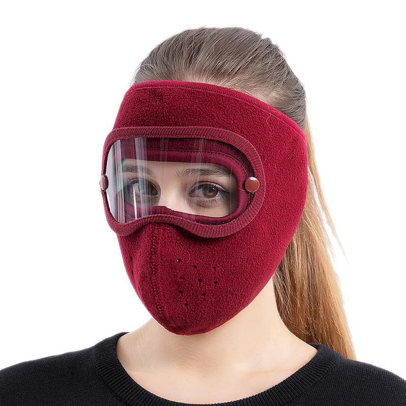 Polar Fleece Riding Windproof High-Definition Goggles Anti-Fog Mask dylinoshop