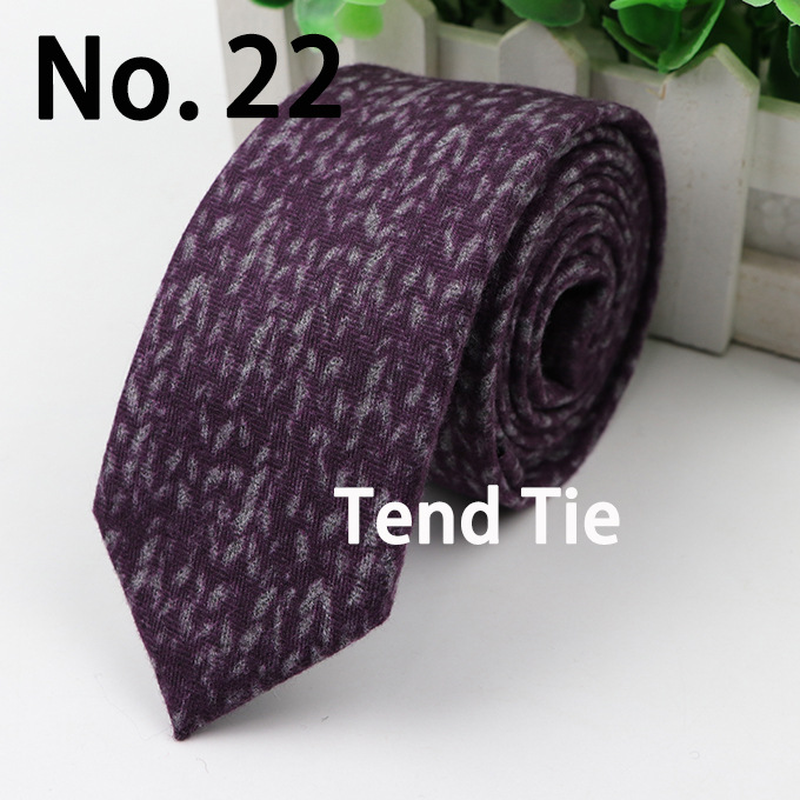 Men'S Tie New Ultra-Narrow Wool Elegant Atmosphere dylinoshop