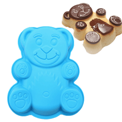 Honana Dly Cartoon Bear Shape 3D Silicone Cake Mold Baking Tools Bakeware Maker Mold Tray Baking MRSLM