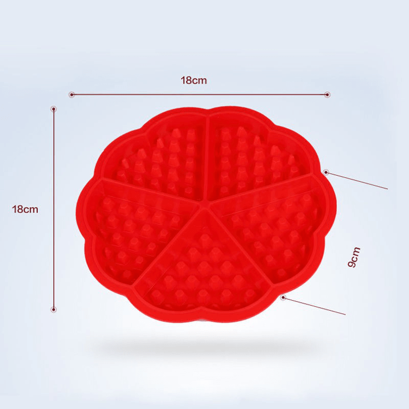 Heart Love Shape Silicone Waffle Mold Mould Cake Baking Mold MRSLM