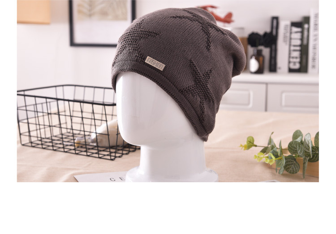 Men'S Fashion Knitted Outdoor Warm Woolen Cap dylinoshop