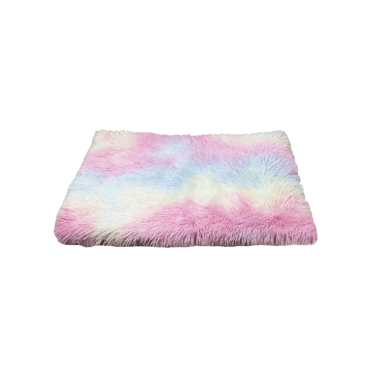 Dog Cat Long Plush Puppy Cushion Mat Soft Pet Bed Winter Warm Sleeping Bed for Dogs Kennel Portable Cat Supplies MRSLM