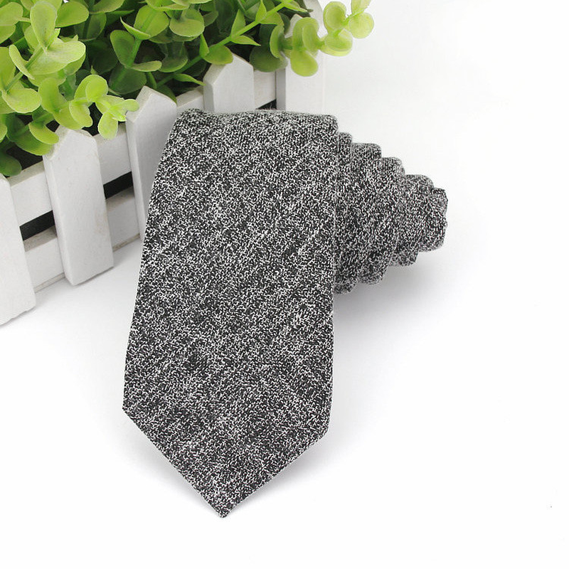 Men'S Neckties Wholesale Super Narrow Spot Imitation Wool 6Cm dylinoshop