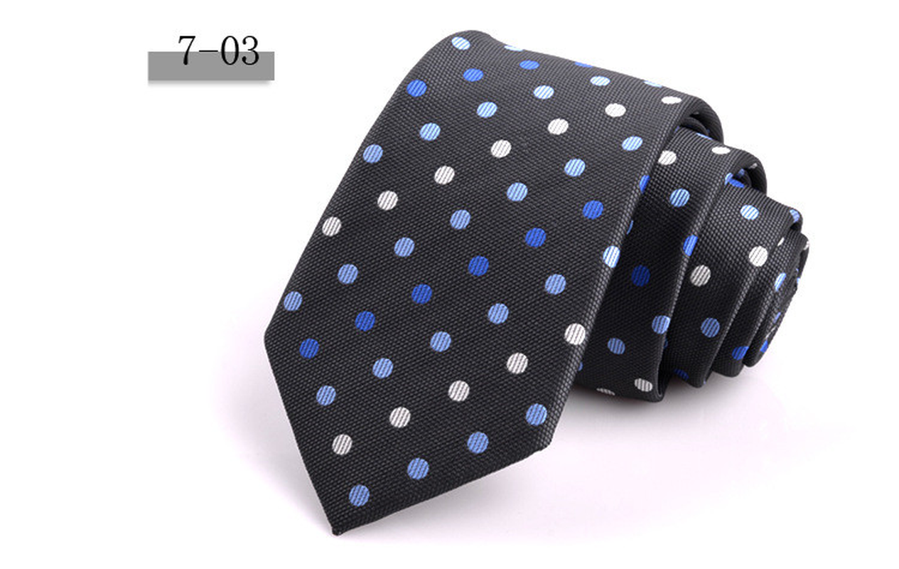 New Men'S 7Cm Striped Business Formal Tie dylinoshop