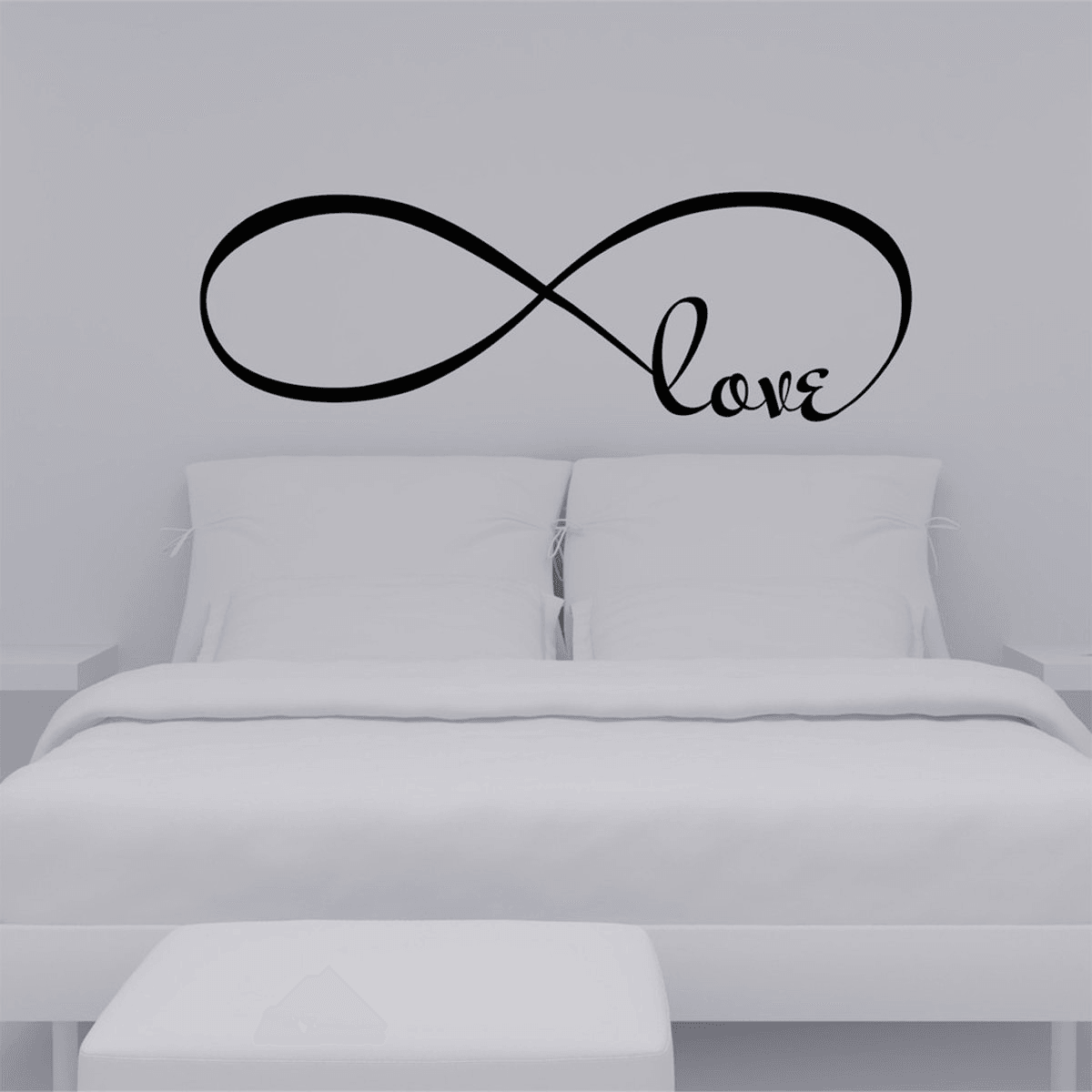 S/M/L Love PVC Wall Stickers DIY Removable Self Adhesive Art Decal Decoration MRSLM