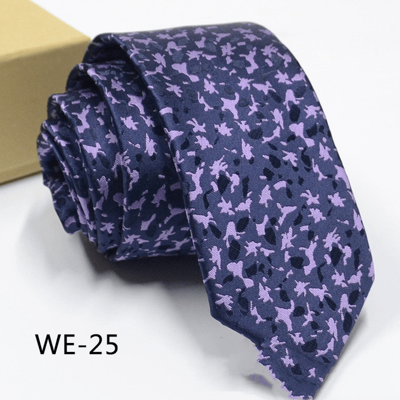 6CM Trendy Men'S 1960 Needle Fine Made Nano Waterproof Tie dylinoshop