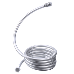 1.5/2/3M 1/2'' PVC Smooth High Pressure Water Shower Hose 360 Degree Swivel Long Hose for Bath Handheld Shower Head dylinoshop