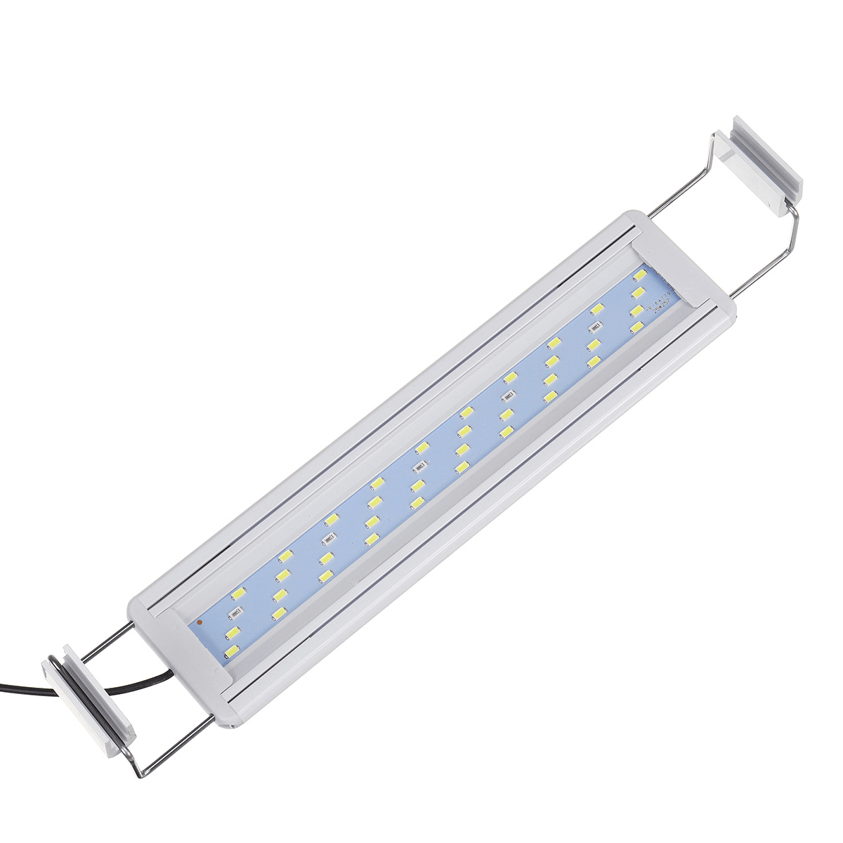 8W LED Fish Tank Light 30CM Aquarium Bracket Clip Light Aquarium Lighting Extendable Aquatic Plant Light for 30-40Cm Fish Tank MRSLM