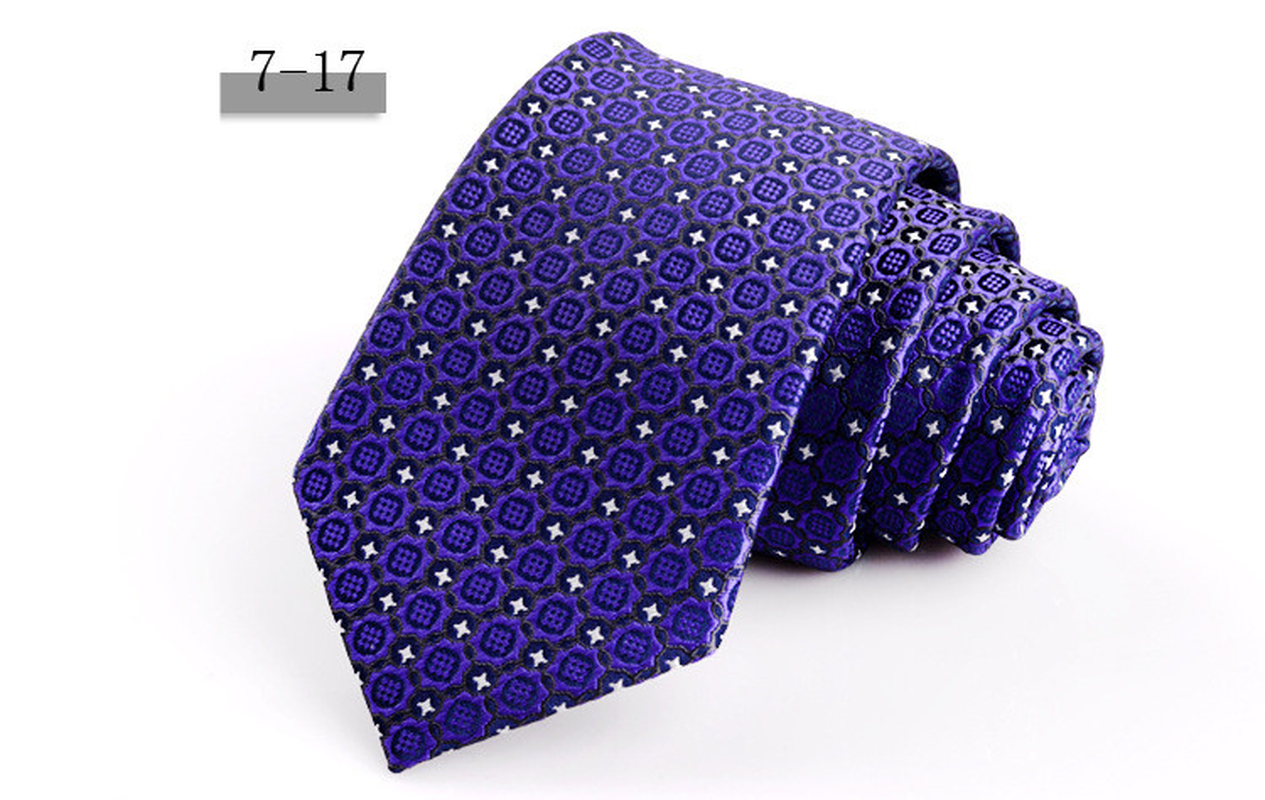 New Men'S 7Cm Striped Business Formal Tie dylinoshop