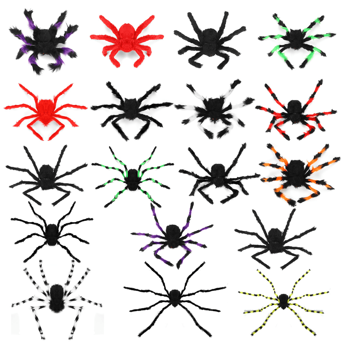 Halloween Carnival Spiders Horror Decoration Haunted House Spider Party Decoration Toys MRSLM