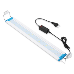 18-48CM Fish Tank Lamp Aquarium LED Lighting with Extendable Brackets White and Blue Leds Fits for Aquarium dylinoshop