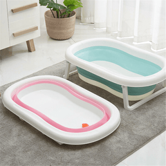 Baby Bathtub Foldable Travel Bath Large Newborn Kids Deluxe Wash Bath Tub MRSLM