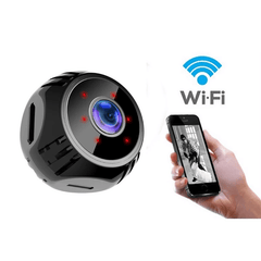 W8 1080P 360° WIFI USB Mini IP Camera Hotspot Connection Infra Night Vision Alarm Push 2 in 1 Wireless Small Recorder Surveillance Camera MRSLM