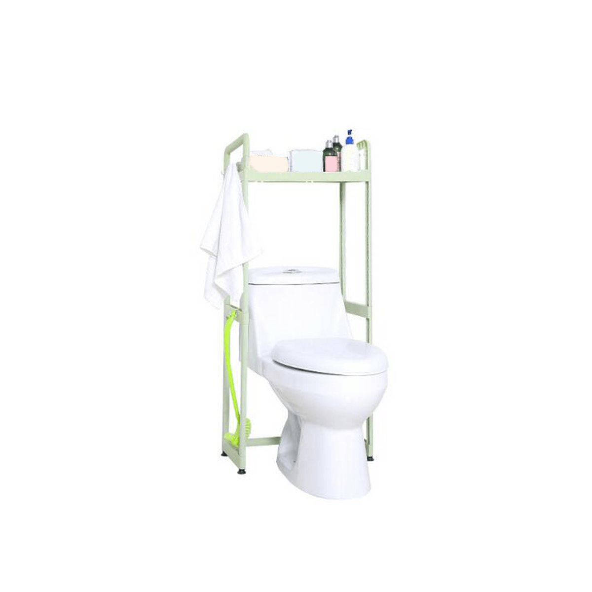 1/2/3 Tier over Toilet Storage Rack Bathroom Space Saver Towel PP Home Organizer dylinoshop