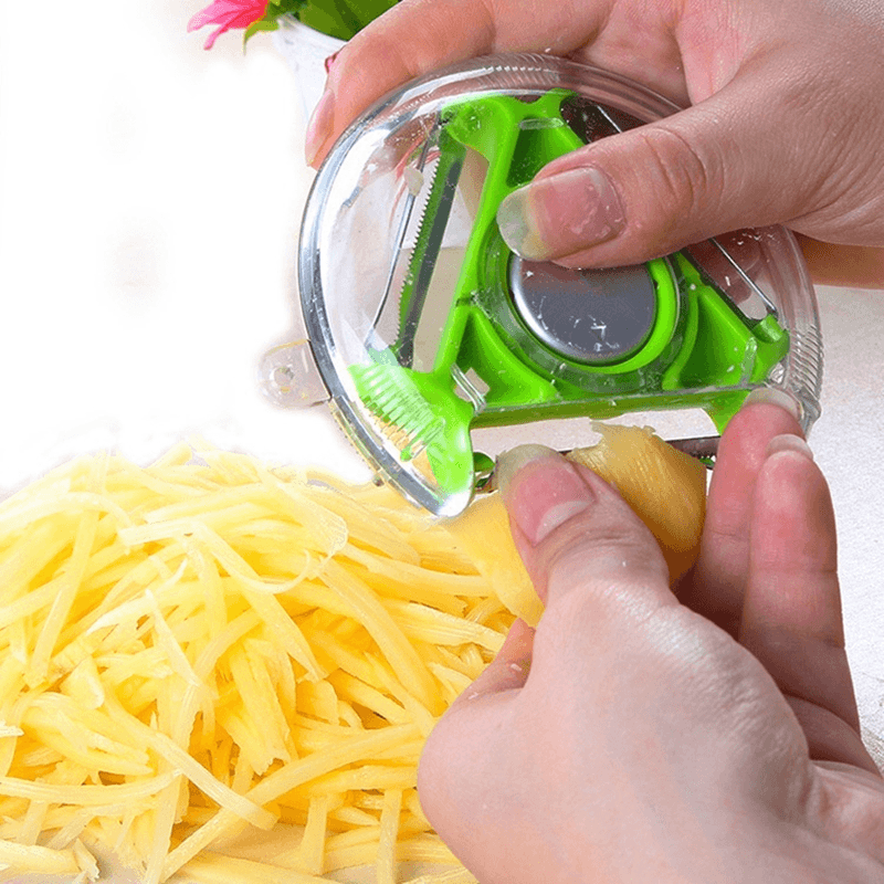 Vegetable Fruit Slicer Multi-Function Peeler Stainless Steel Cutting Gadgets Potato Carrot Slicing Tool MRSLM