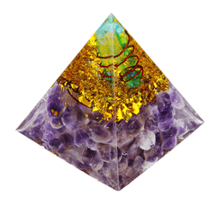 Himalayas Stone Decorations Orgone Pyramid Energy Generator Tower Home Reiki Healing Crystal MRSLM