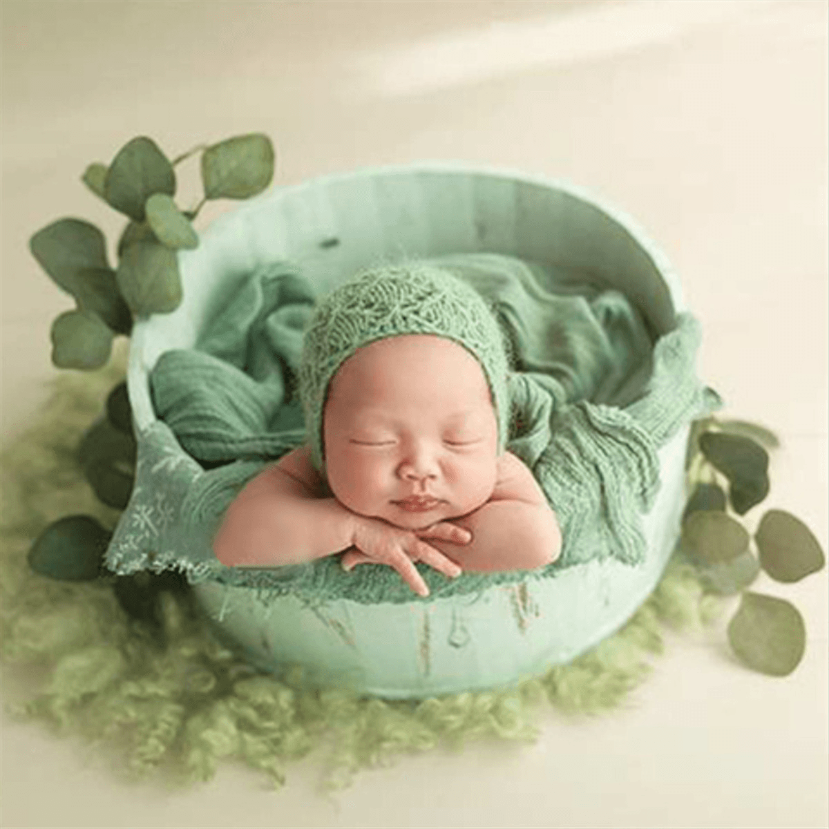 Newborn Wooden Photography Props round Basket Posing Studio Baby Photography Prop Posting Accesoriess MRSLM