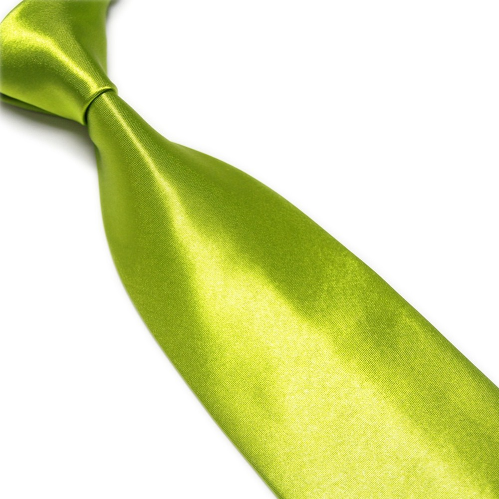 Men'S Imitation Silk Solid Color Wide Tie Knot Wedding Banquet Bright dylinoshop