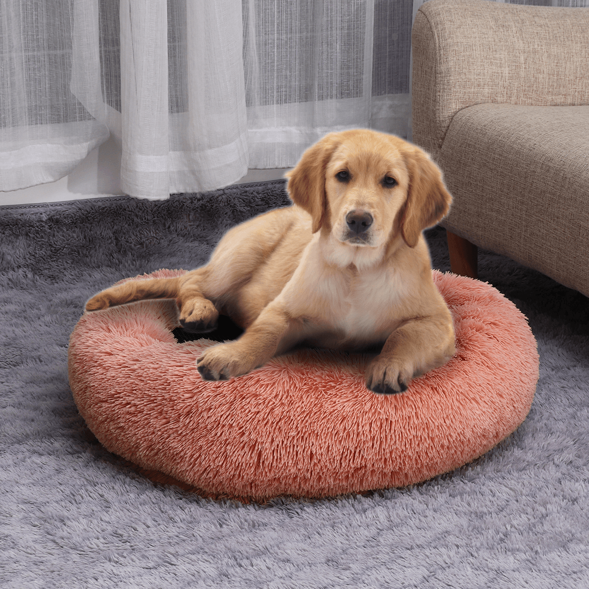 Winter Washable round Soft Pet Dog Cat Warm Mat Sleeping Bed Mat MRSLM