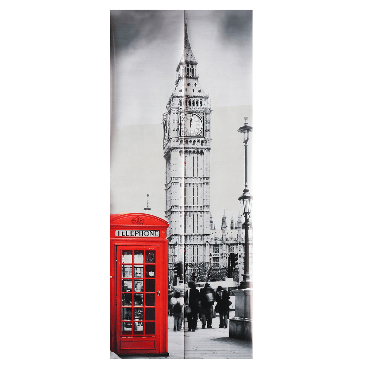 3D Art Door Wall Fridge Sticker Big Ben Decal Self Adhesive Mural Scenery Home Decor MRSLM