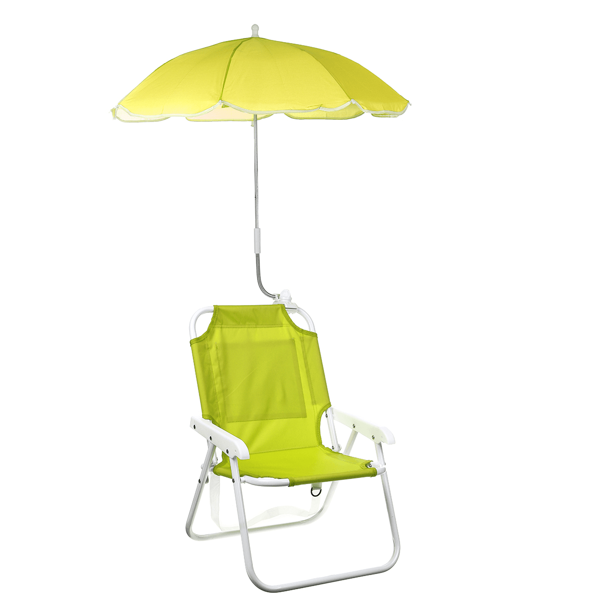 Outdoor Child Beach Chair Folding Chair with Umbrella and behind Pocket MRSLM