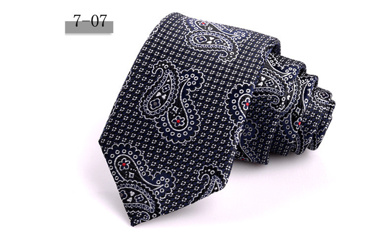 New Men'S 7Cm Striped Business Formal Tie dylinoshop