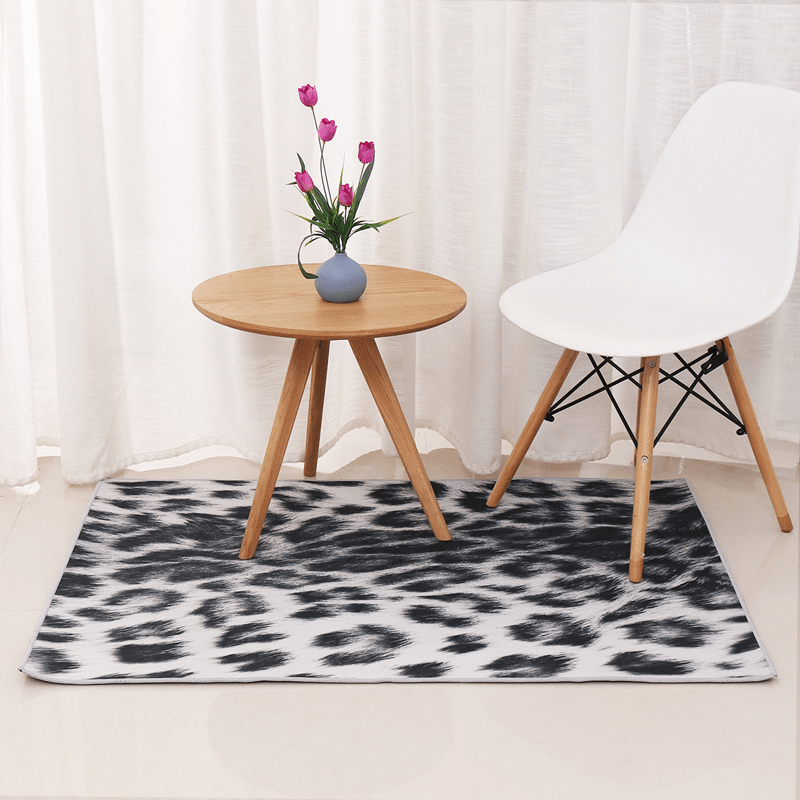 Anti-Slip Animal Fur Pattern Tatami Carpet Rug Living Room Bedroom Floor Mats MRSLM