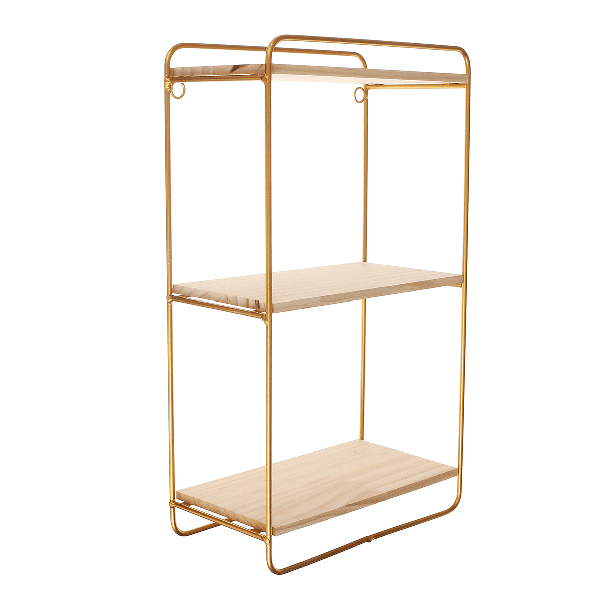 Metal Storage Shelf Simple Display Holder Wall-Mounted Rack Book Organiser Home Decorations MRSLM