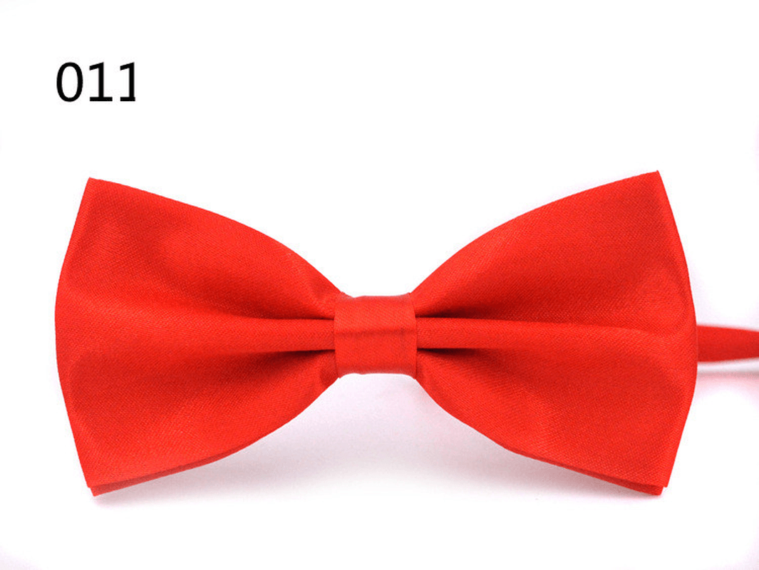 Bright Casual Men'S Solid Color Bow Tie dylinoshop