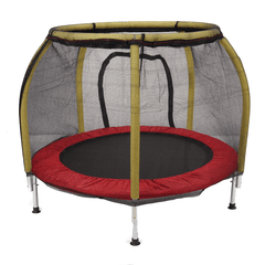 150KG Children Trampoline round Mute Fitness Safety Jumping Child Fitness Protection Bed Furniture Indoor Playground dylinoshop