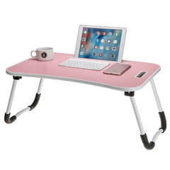 Foldable Laptop Lap Tray Folding Desk Computer Table Sofa Notebook Breakfast Bed MRSLM