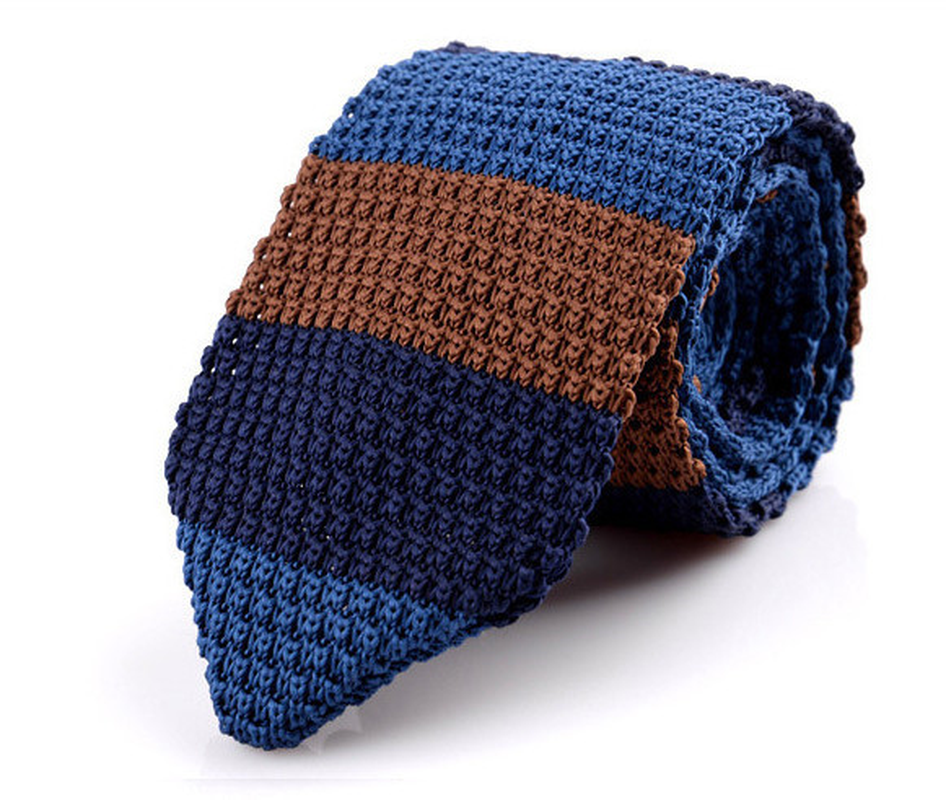 Korean Version of British Retro Fashion Wool Hand-Made Tide Sharp-Pointed Necktie dylinoshop