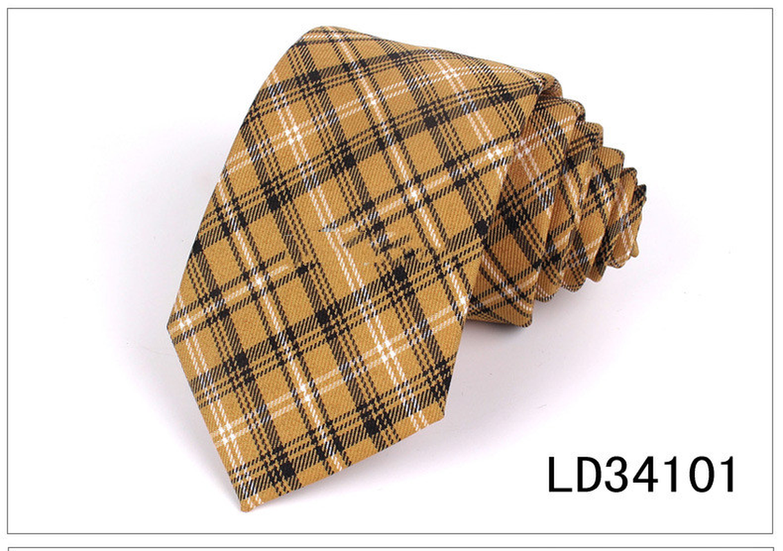 Plaid Series 7Cm Mens Suit Accessories dylinoshop