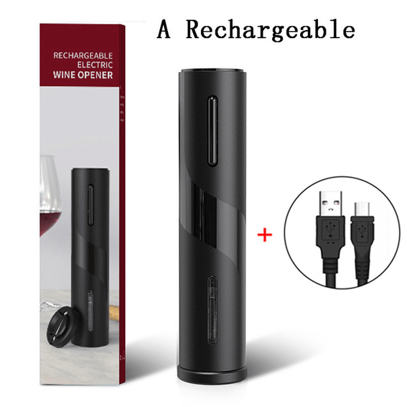 Electric Corkscrew New Electric USB Rechargeable Long Battery Life Automatic Opener Creative Bottle Corkscrew Suit for Home MRSLM